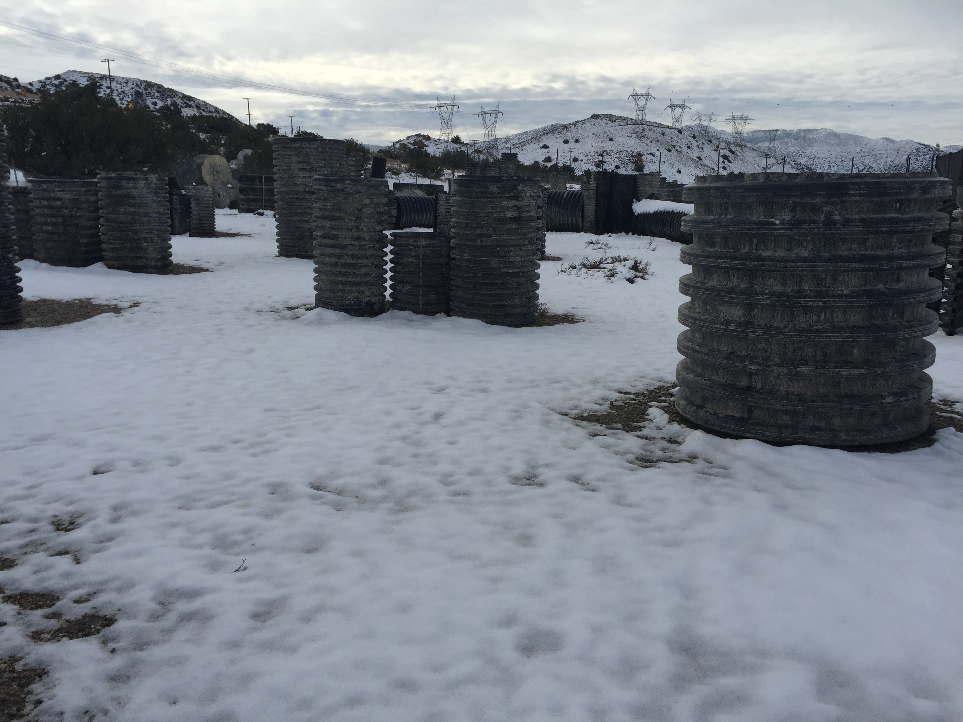 Paintball USA snowy fields